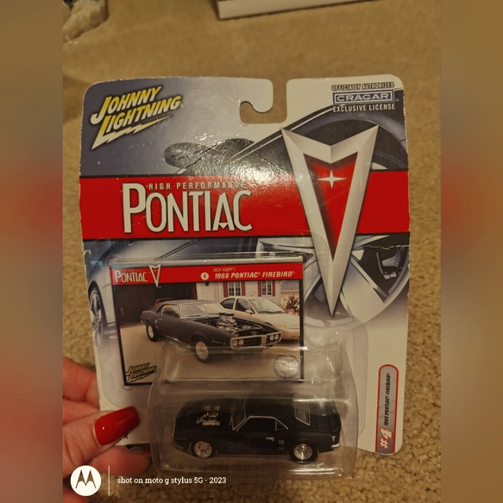 Johnny Lightning Pontiac Die-Cast Model - Black